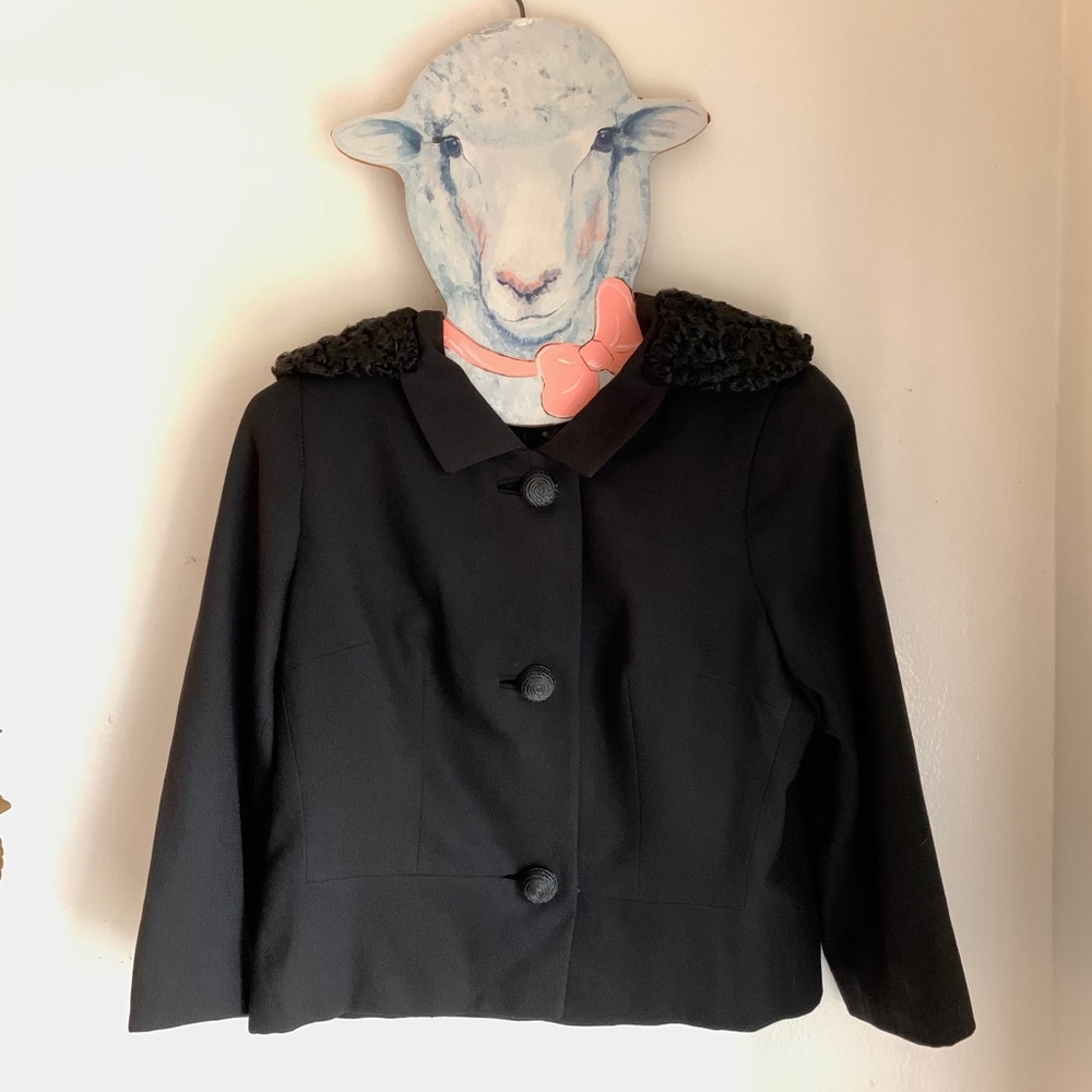 Vintage 1950’s lambs wool jacket!